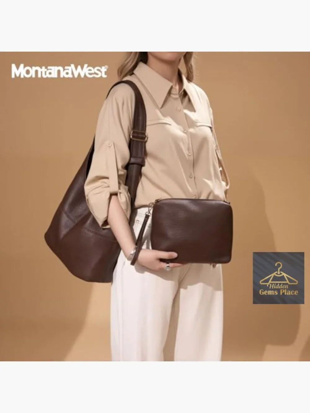 Ultra Soft Faux Leather Slouchy Hobo Bag with Coin Wallet